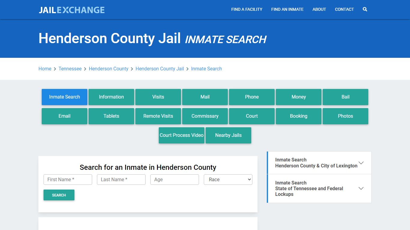 Henderson County Jail, TN Inmate Search: Roster & Mugshots